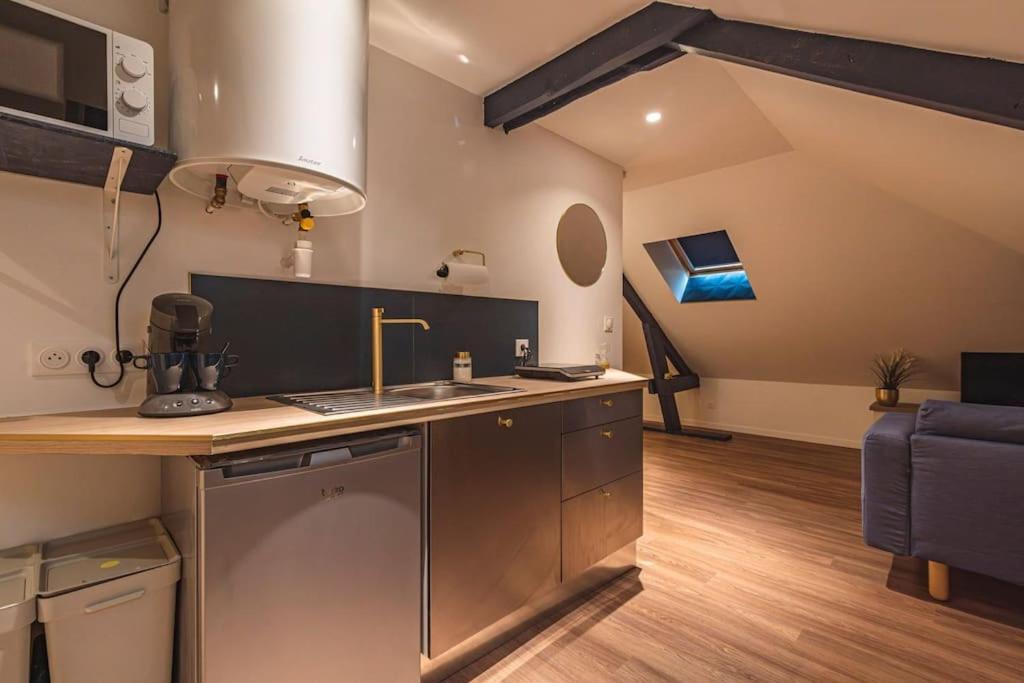 L'Azur Dore, Studio Pour 2 Voyageurs Isles-sur-Suippe 外观 照片