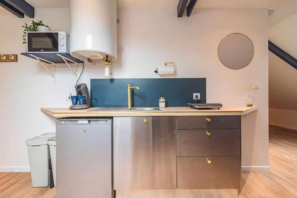 L'Azur Dore, Studio Pour 2 Voyageurs Isles-sur-Suippe 外观 照片